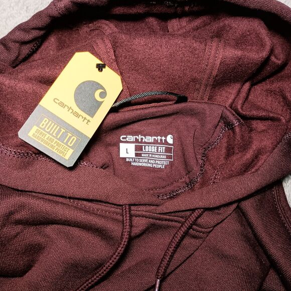 Carhartt K288-B86 Loose Fit Midweight Logo Sleeve Graphic Hoodie Jacket Large L - Picture 9 of 16